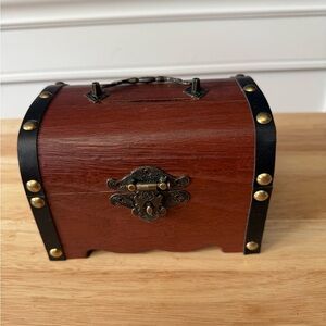 Wooden Money Box-Antique Vintage style